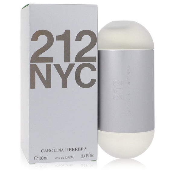 212 Eau De Toilette Spray (New Packaging) By Carolina Herrera for Women 3.4 oz
