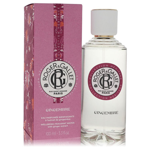 Roger & Gallet Ginger Perfume By Roger & Gallet Fresh Fragrant Water Spray for Women 3.3 oz