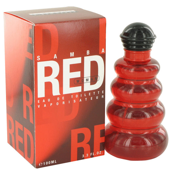 Samba Red Eau De Toilette Spray By Perfumers Workshop for Women 3.4 oz