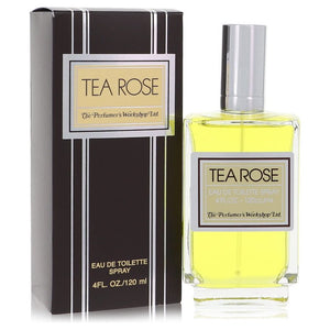 Tea Rose Eau De Toilette Spray By Perfumers Workshop for Women 4 oz