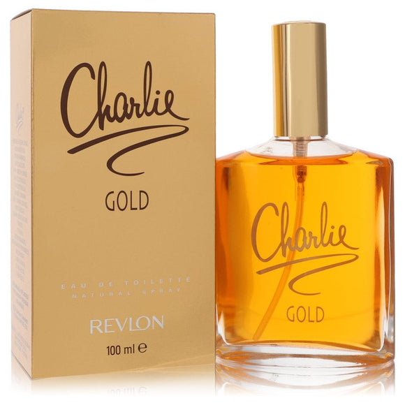 Charlie Gold Eau De Toilette Spray By Revlon for Women 3.3 oz