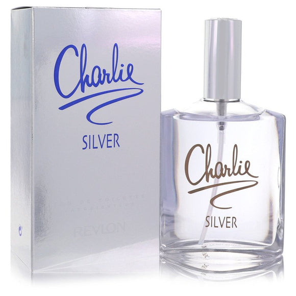 Charlie Silver Eau De Toilette Spray By Revlon for Women 3.4 oz