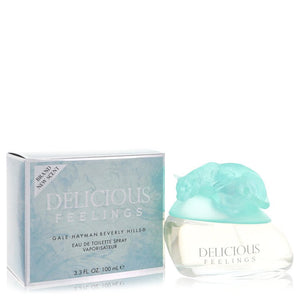 Delicious Feelings Eau De Toilette Spray (New Packaging) By Gale Hayman for Women 3.4 oz