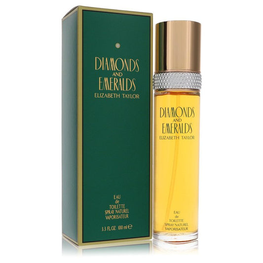 Diamonds & Emeralds Eau De Toilette Spray By Elizabeth Taylor for Women 3.3 oz