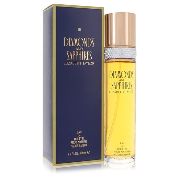 Diamonds & Sapphires Eau De Toilette Spray By Elizabeth Taylor for Women 3.4 oz