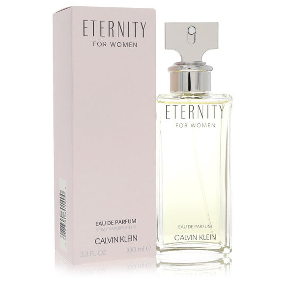 Eternity Eau De Parfum Spray By Calvin Klein for Women 3.4 oz