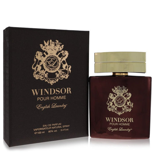 Windsor Pour Homme Eau De Parfum Spray By English Laundry for Men 3.4 oz