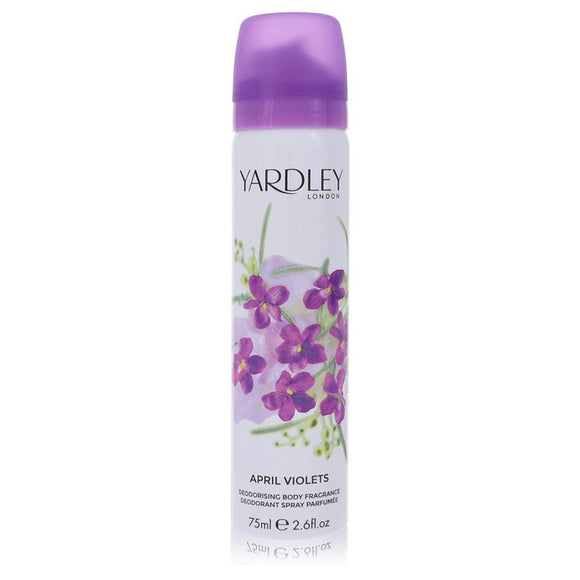 April Violets Body Spray By Yardley London for Women 2.6 oz