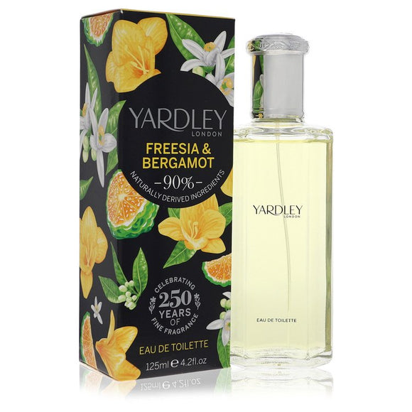 Yardley Freesia & Bergamot Eau De Toilette Spray By Yardley London for Women 4.2 oz