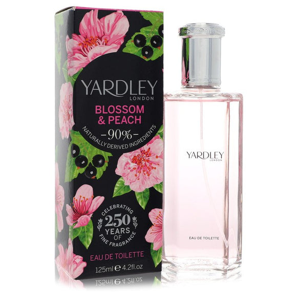 Yardley Blossom & Peach Eau De Toilette Spray By Yardley London for Women 4.2 oz