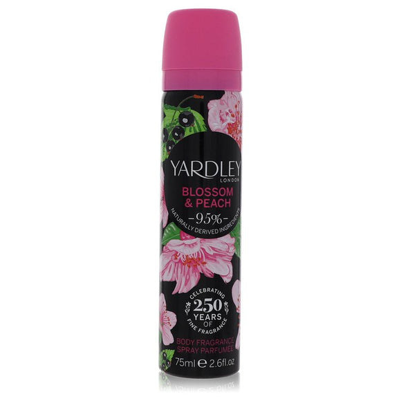 Yardley Blossom & Peach Body Fragrance Spray By Yardley London for Women 2.6 oz