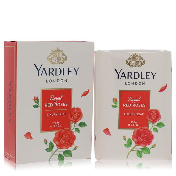 Yardley London Soaps Royal Red Roses Luxury Soap By Yardley London for Women 3.5 oz
