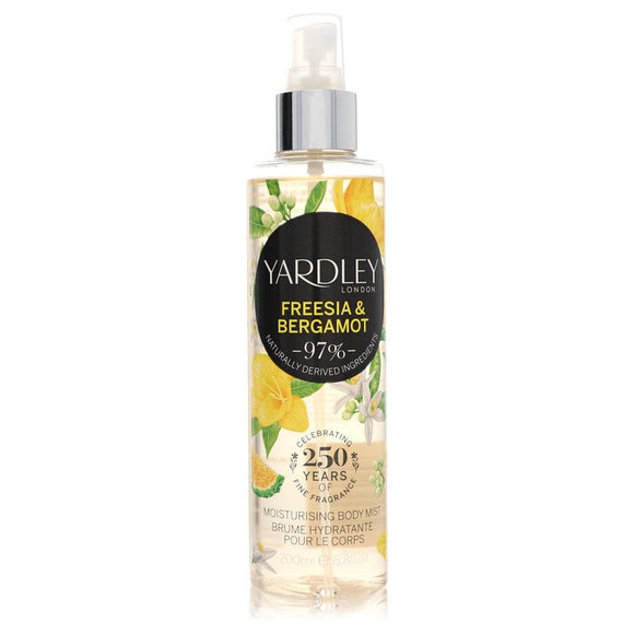 Yardley Freesia & Bergamot Body Mist By Yardley London for Women 6.8 oz