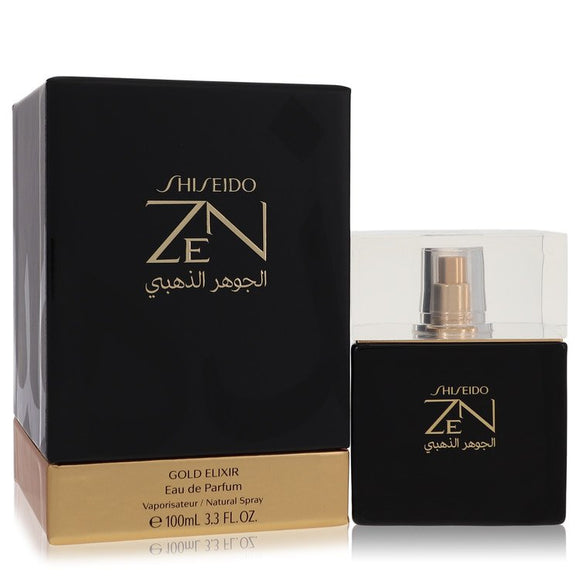Zen Gold Elixir Eau De Parfum Spray By Shiseido for Women 3.4 oz