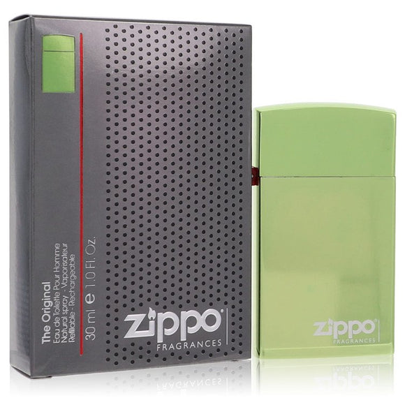 Zippo Green Eau De Toilette Refillable Spray By Zippo for Men 1 oz