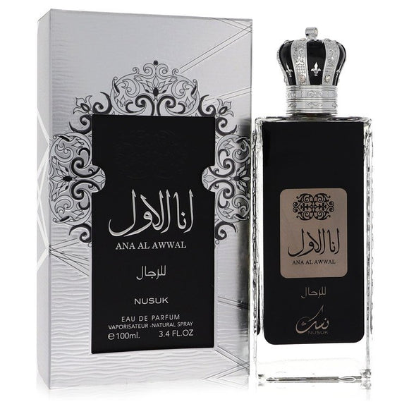 Ana Al Awwal Eau De Parfum Spray By Nusuk for Men 3.4 oz