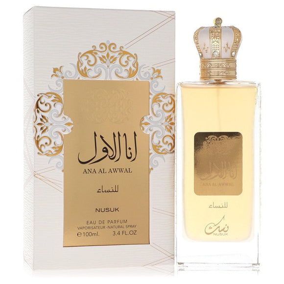 Ana Al Awwal Eau De Parfum Spray By Nusuk for Women 3.4 oz