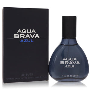 Agua Brava Azul Eau De Toilette Spray By Antonio Puig for Men 3.4 oz
