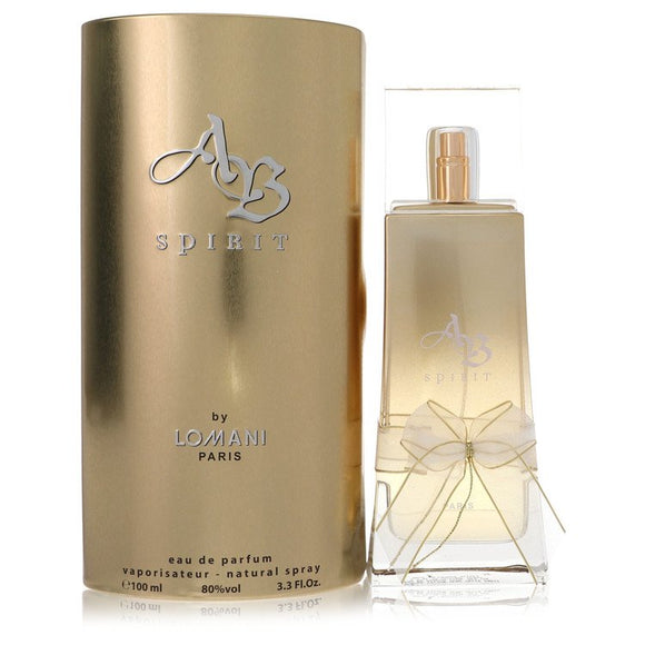 Ab Spirit Eau De Parfum Spray By Lomani for Women 3.3 oz