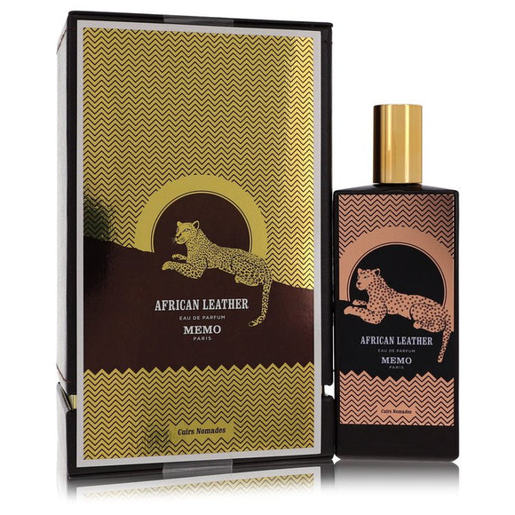 African Leather Eau De Parfum Spray (Unisex) By Memo for Women 2.5 oz