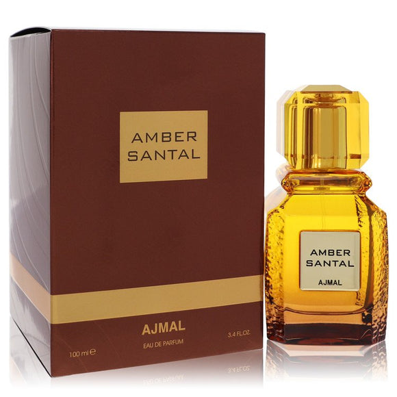 Ajmal Amber Santal Eau De Parfum Spray (Unisex) By Ajmal for Women 3.4 oz