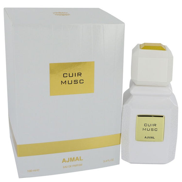 Ajmal Cuir Musc Eau De Parfum Spray (Unisex) By Ajmal for Women 3.4 oz