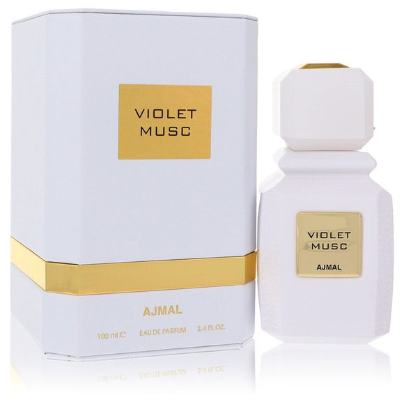 Ajmal Violet Musc Eau De Parfum Spray (Unisex) By Ajmal for Women 3.4 oz