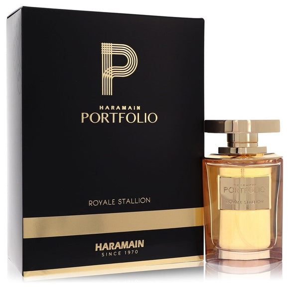 Al Haramain Portfolio Royale Stallion Eau De Parfum Spray By Al Haramain for Men 2.5 oz