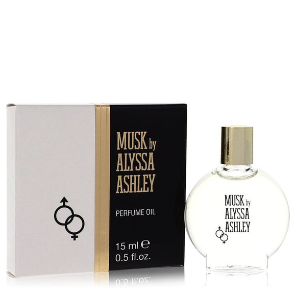 Alyssa Ashley Musk Perfumed Oil By Houbigant for Women 0.5 oz