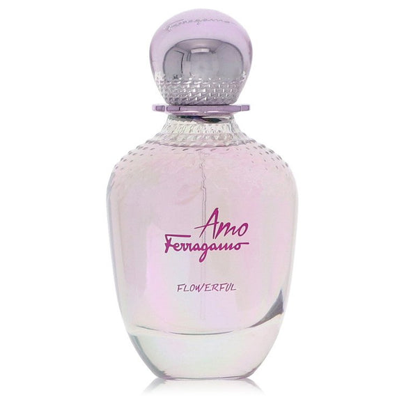 Amo Flowerful Eau De Toilette Spray (Tester) By Salvatore Ferragamo for Women 3.4 oz