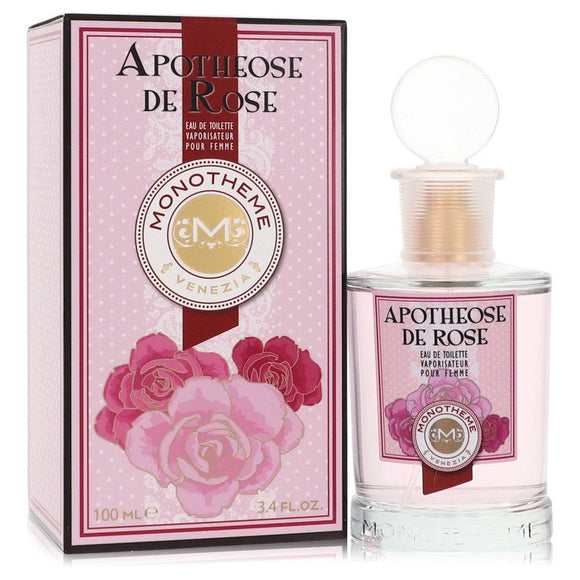Apothéose De Rose Eau De Toilette Spray By Monotheme for Women 3.4 oz