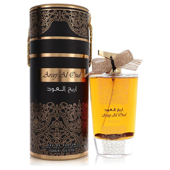 Areej Al Oud Eau De Parfum Spray (Unisex) By Rihanah for Women 3.4 oz