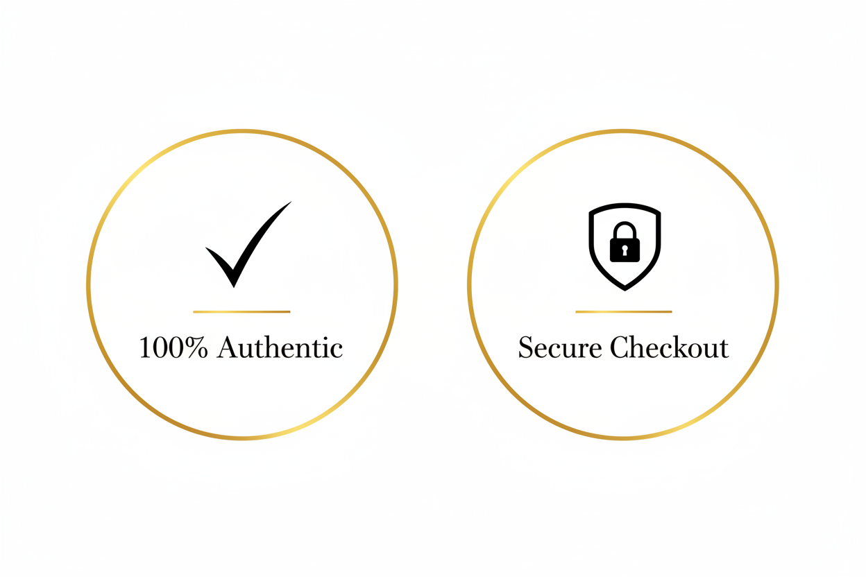 Authentic and Secure trust badges