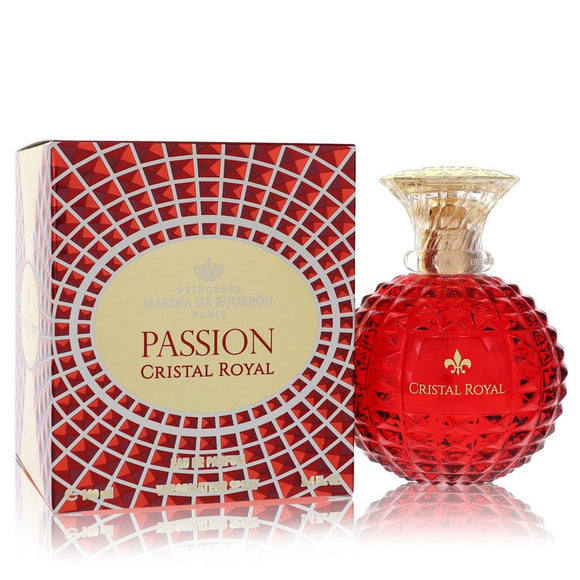 Marina De Bourbon Cristal Royal Passion Eau De Parfum Spray By Marina De Bourbon for Women 3.4 oz