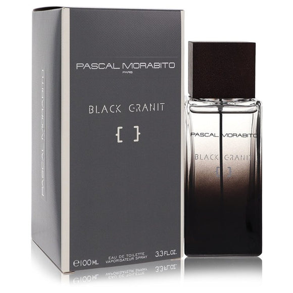 Black Granit Eau De Toilette Spray By Pascal Morabito for Men 3.3 oz