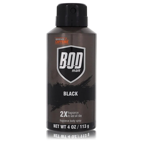 Bod Man Black Body Spray By Parfums De Coeur for Men 4 oz