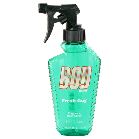 Bod Man Fresh Guy Fragrance Body Spray By Parfums De Coeur for Men 8 oz