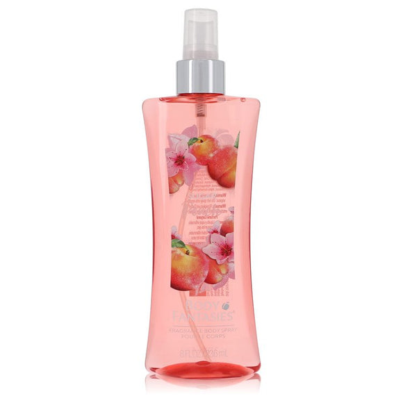 Body Fantasies Signature Sugar Peach Body Spray By Parfums De Coeur for Women 8 oz