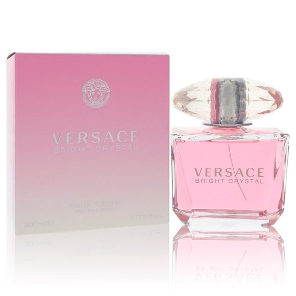 Bright Crystal Eau De Toilette Spray By Versace for Women 6.7 oz
