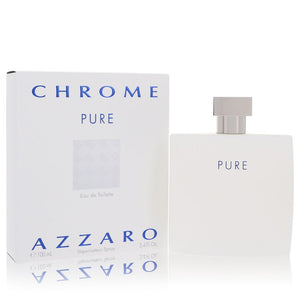 Chrome Pure Eau De Toilette Spray By Azzaro for Men 3.4 oz