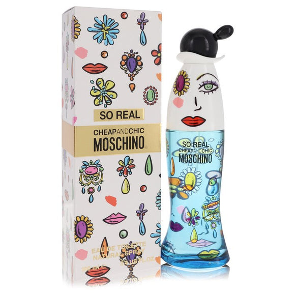 Cheap & Chic So Real Eau De Toilette Spray By Moschino for Women 3.4 oz
