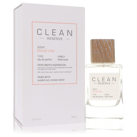 Clean Blonde Rose Eau De Parfum Spray By Clean for Women 3.4 oz