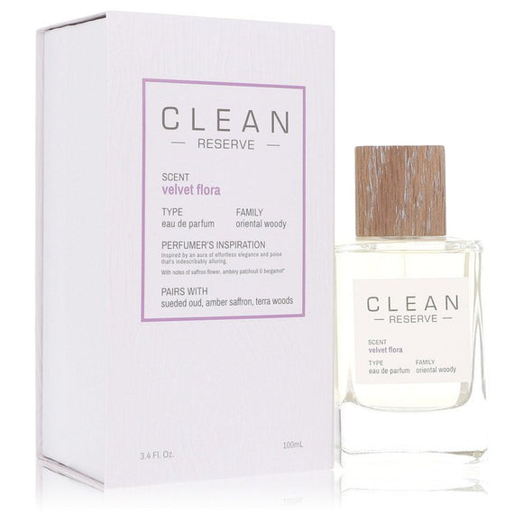 Clean Reserve Velvet Flora Eau De Parfum Spray By Clean for Women 3.4 oz