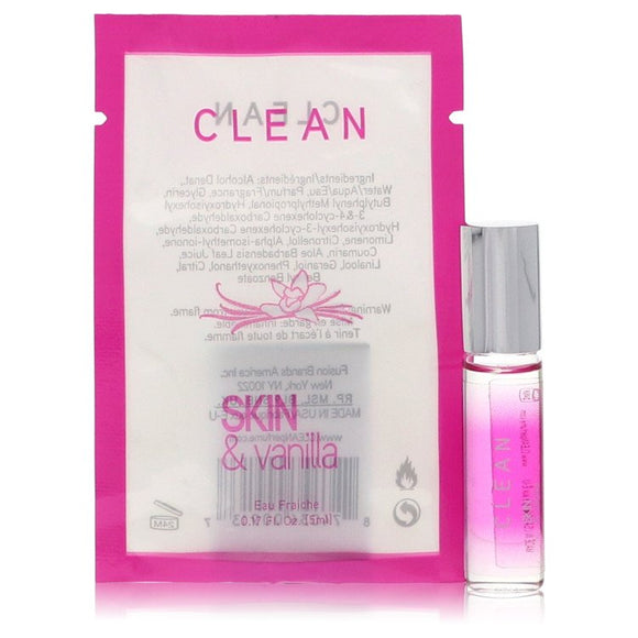 Clean Skin And Vanilla Mini Eau Frachie By Clean for Women 0.17 oz