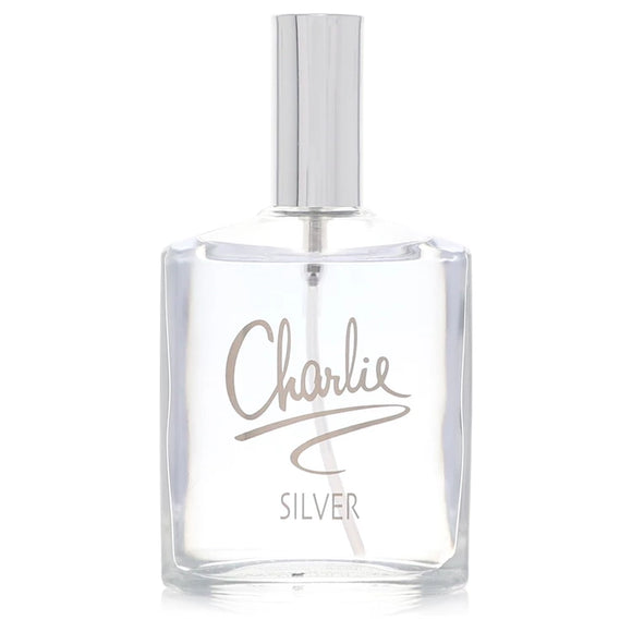 Charlie Silver Eau De Toilette Spray (unboxed) By Revlon for Women 3.4 oz