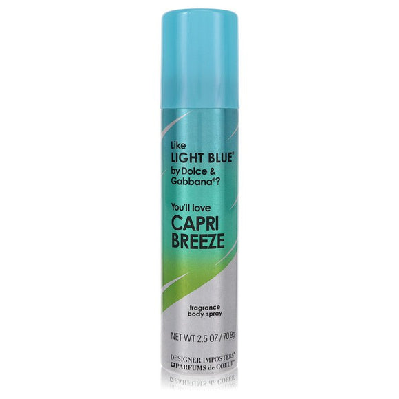 Designer Imposters Capri Breeze Body Spray By Parfums De Coeur for Women 2.5 oz