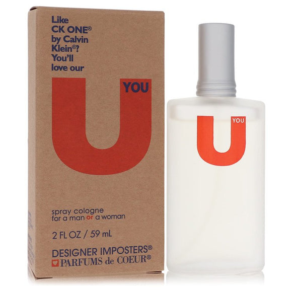 Designer Imposters U You Cologne Spray (Unisex) By Parfums De Coeur for Women 2 oz