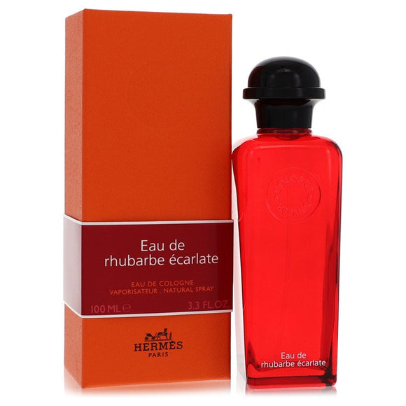 Eau De Rhubarbe Ecarlate Eau De Cologne Spray By Hermes for Men 3.3 oz
