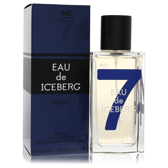 Eau De Iceberg Cedar Cologne By Iceberg Eau De Toilette Spray for Men 3.3 oz