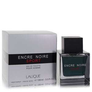 Encre Noire Sport Eau De Toilette Spray By Lalique for Men 3.3 oz